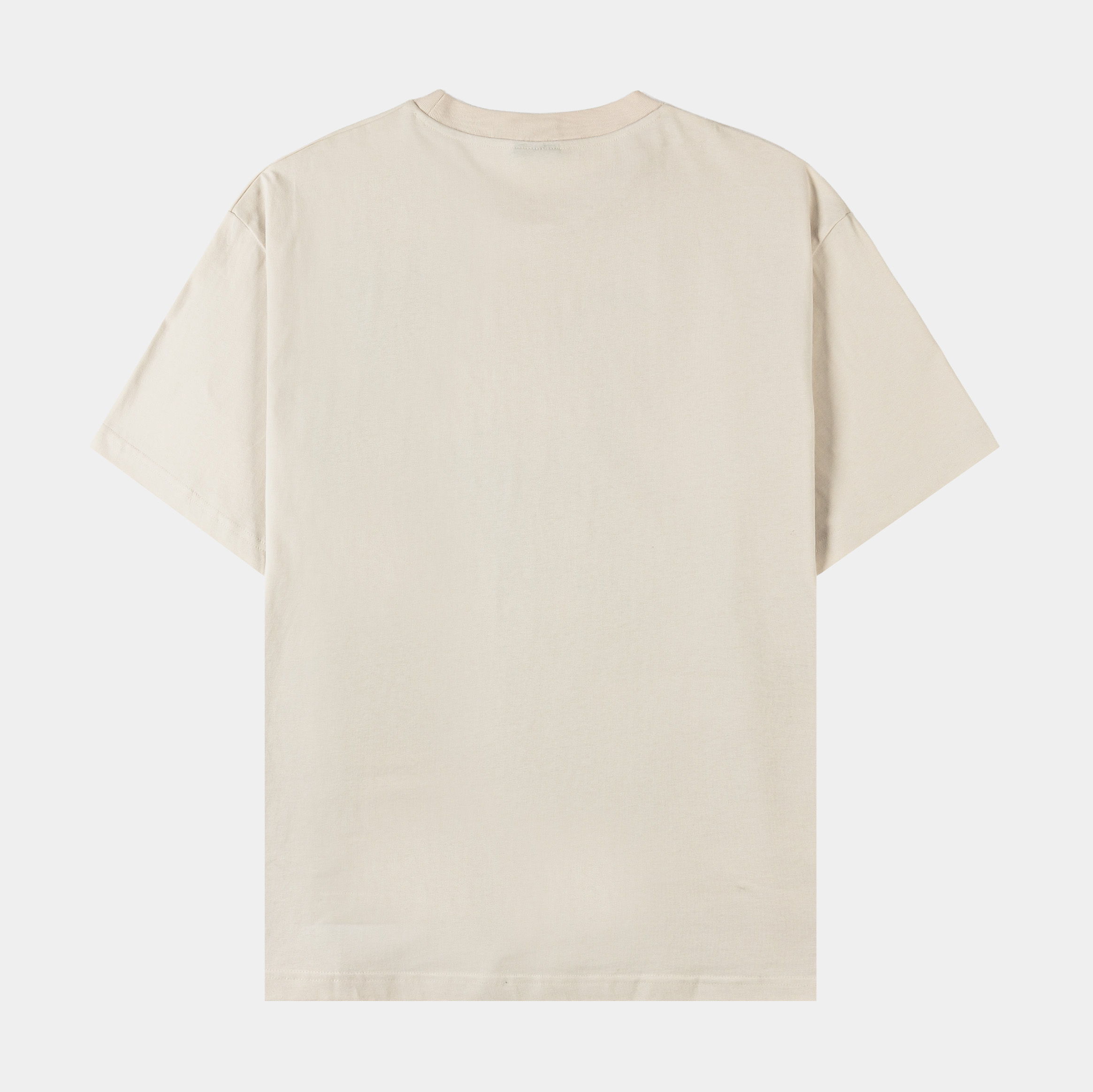 Graphic t-shirt featuring a distressed design with bold text and imagery.