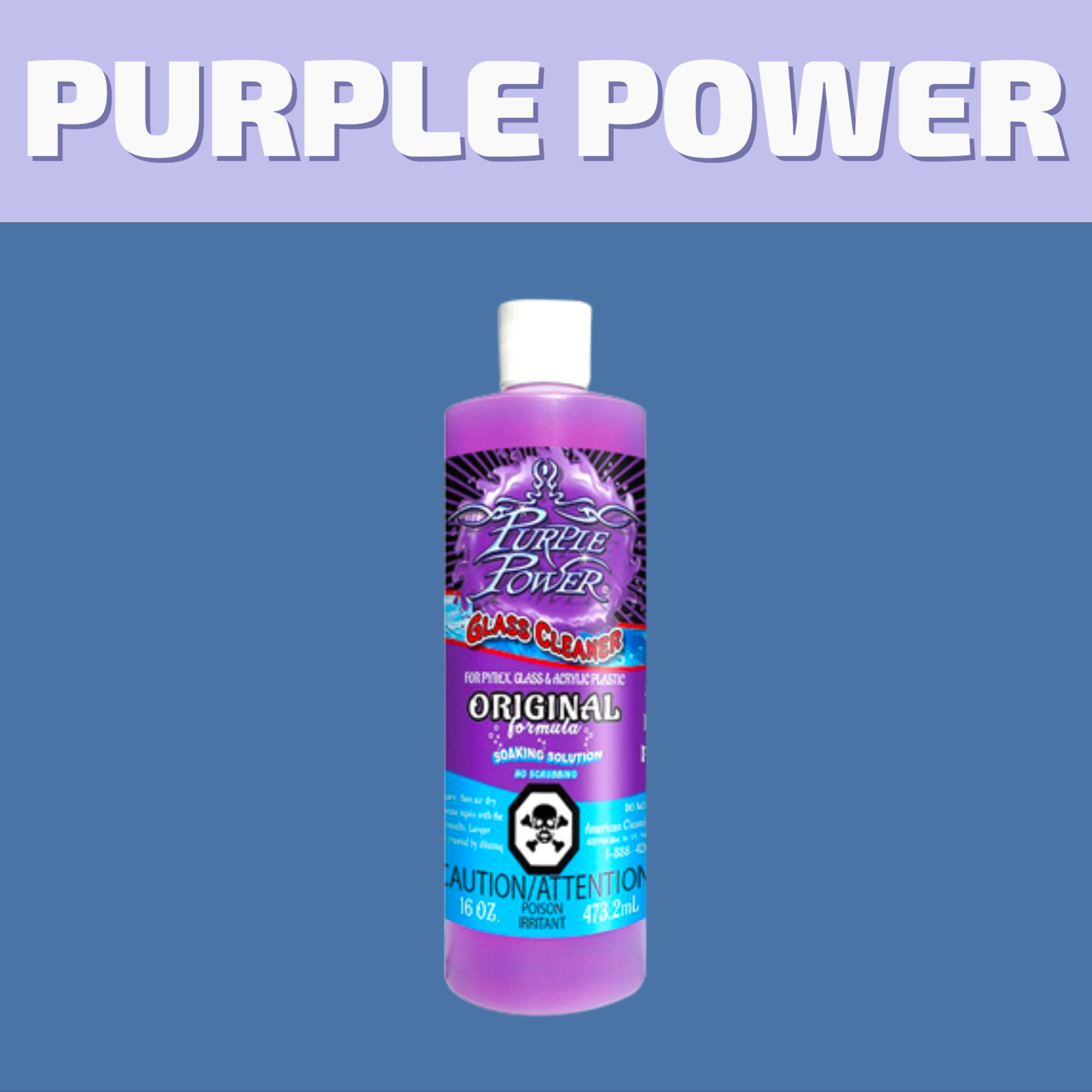 Buy Purple Power and other bong cleaners for same day delivery or visit the best cannabis store on 580 Academy Road.   