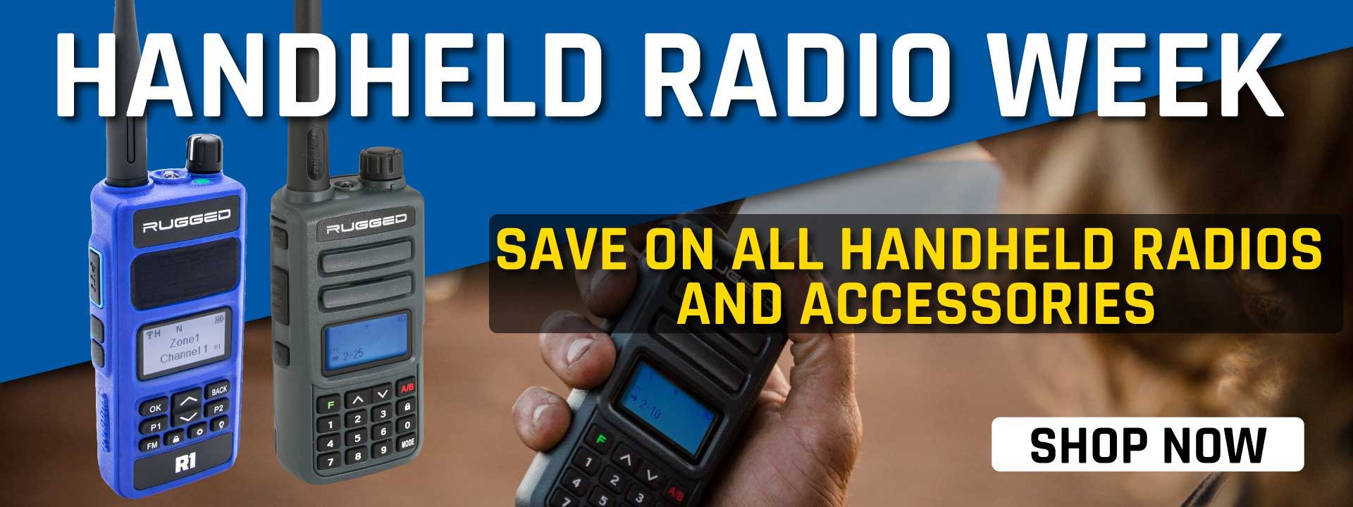 Handheld Radio Week  - Shop and Save