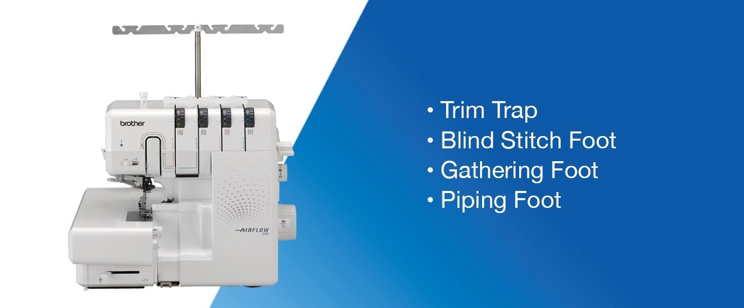 Brother AIRFLOW 3000 4-Thread Serger Included Accessories