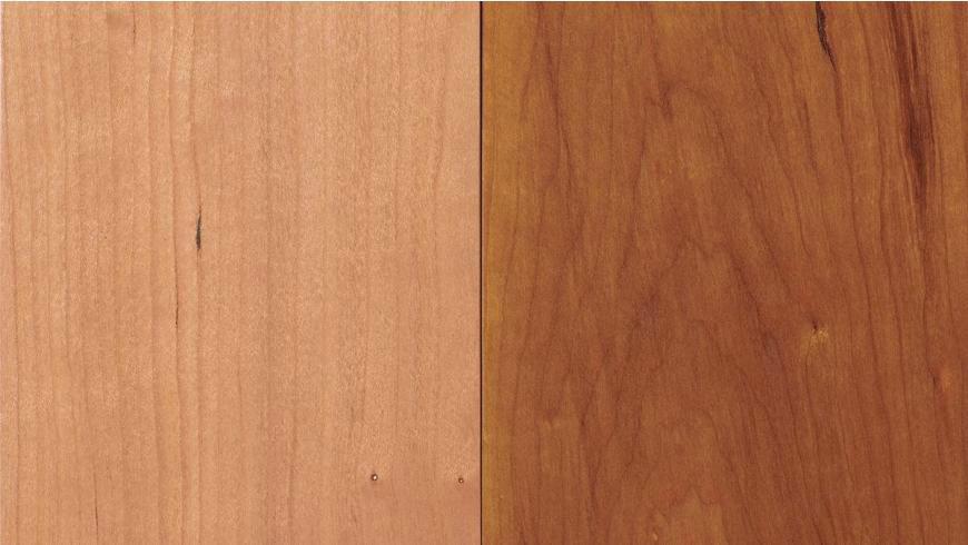 amish tables cherry wood aging over time
