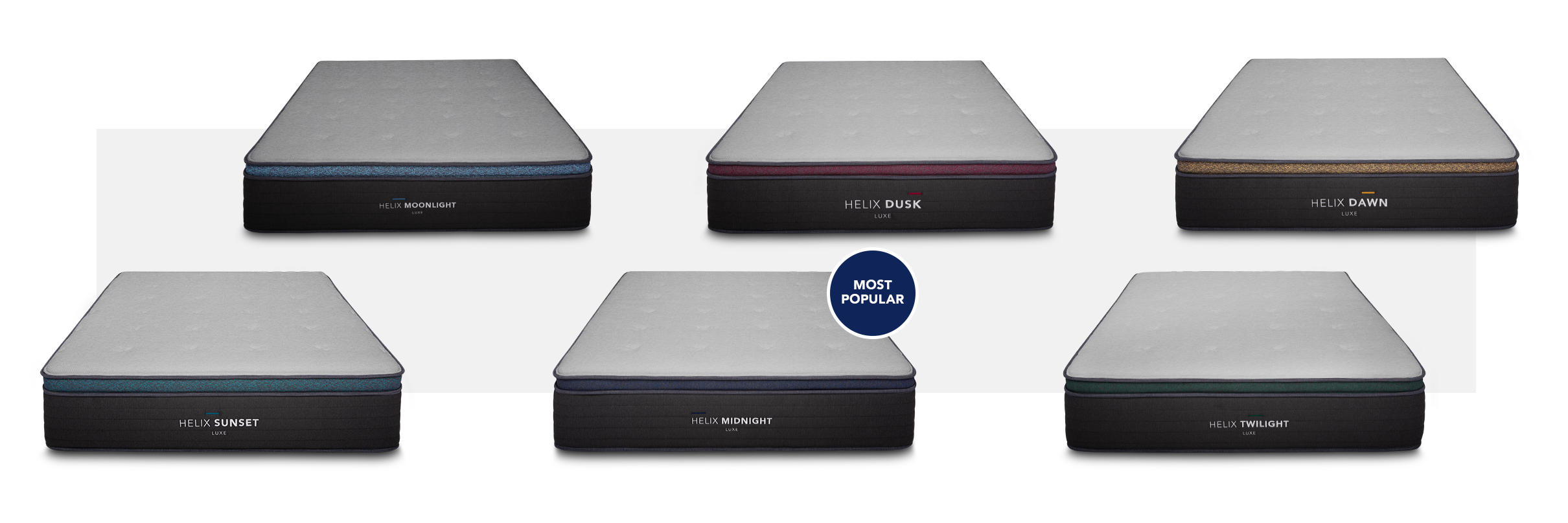 Helix Luxe mattress models
