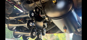 2012 Ford F250 Octohorn 544K install frame rail horns and underbody air