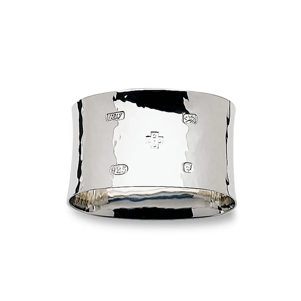 Sterling Silver Napkin Ring Flared