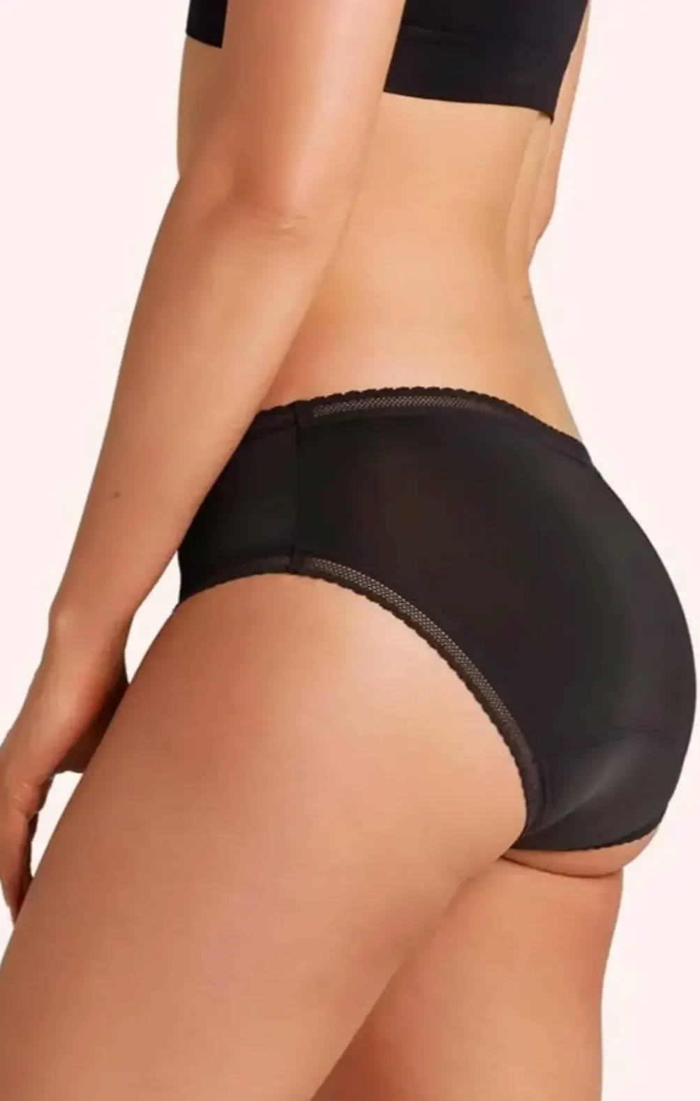 Woman in black briefs from Good's Kilkenny