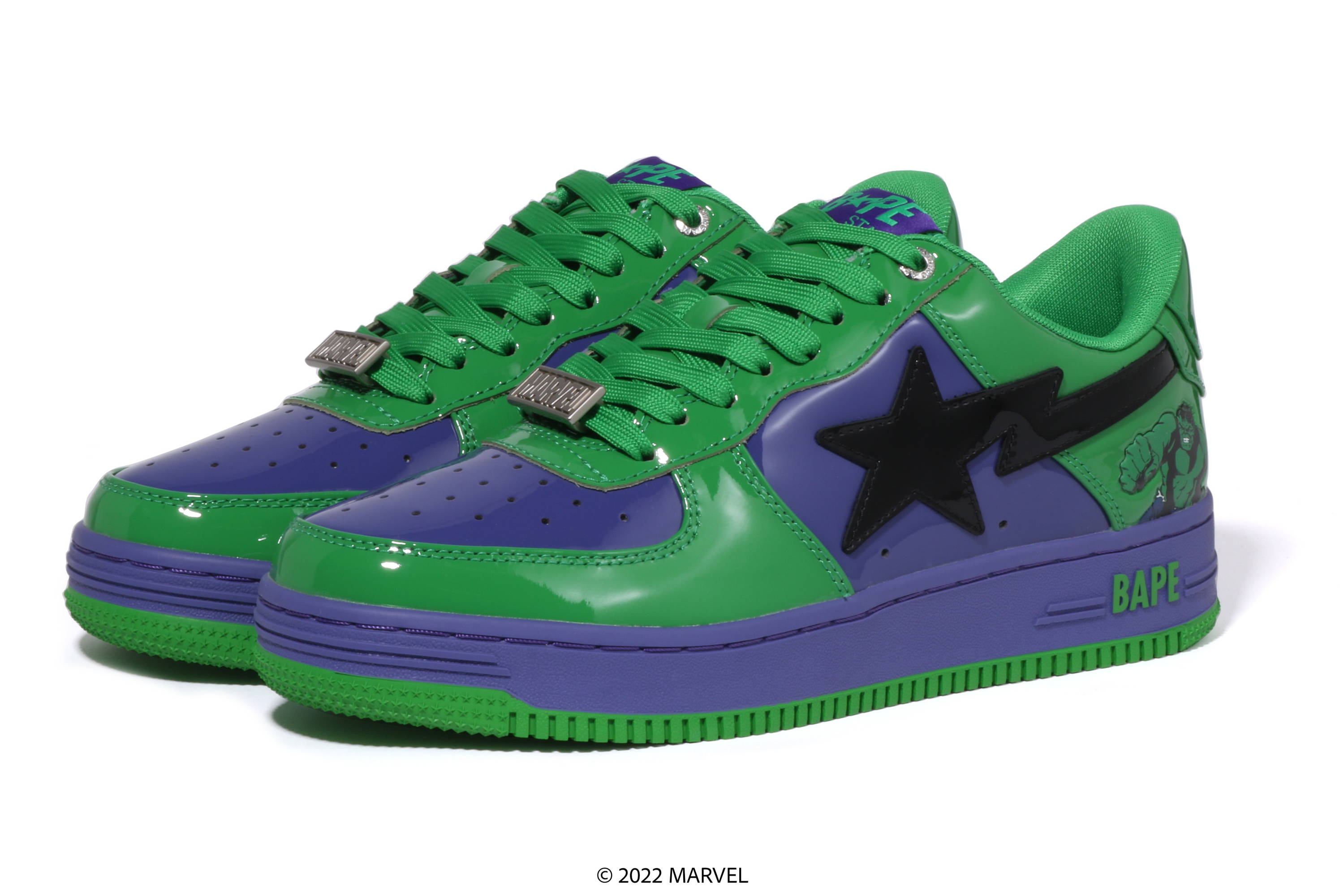 28㎝ 新品BAPE STA エイプ マーベル ベイプスタ バカ履き