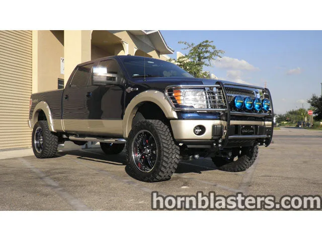Wicked Customs's 2010 Ford F150 SuperCrew Cab Train Horn Install