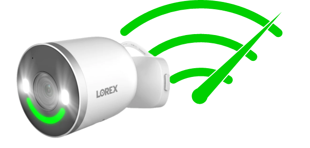Lorex 4K IP Wired Bullet Security Camera With Smart Security Lighting And  Smart Motion Detection