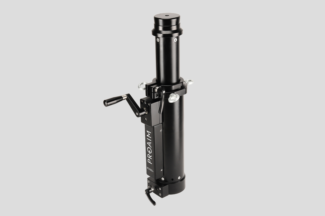 Proaim Cranked Telescopic Camera Bazooka Euro/Elemac Mount 16.8” to 24”