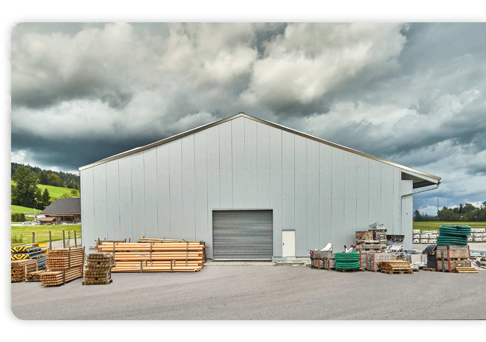 PROspan Warehouse storage lumber