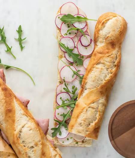 Radish Butter Baguette