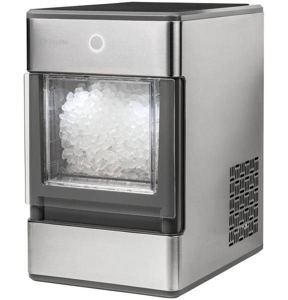 GE Profile Opal Nugget Ice Maker - stainless steel finish - generation 1, no side tank