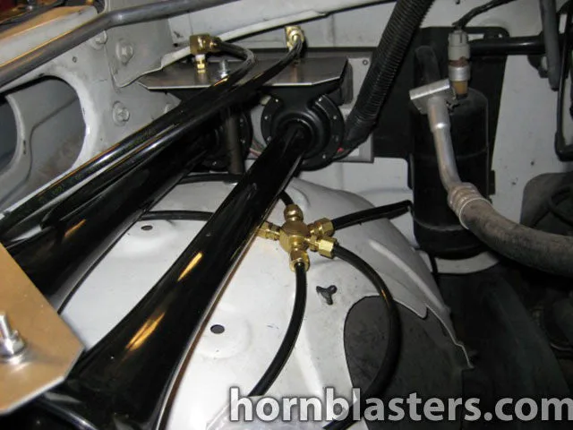 Air compressor and bracket arrangement on Richard's Ram photo 21