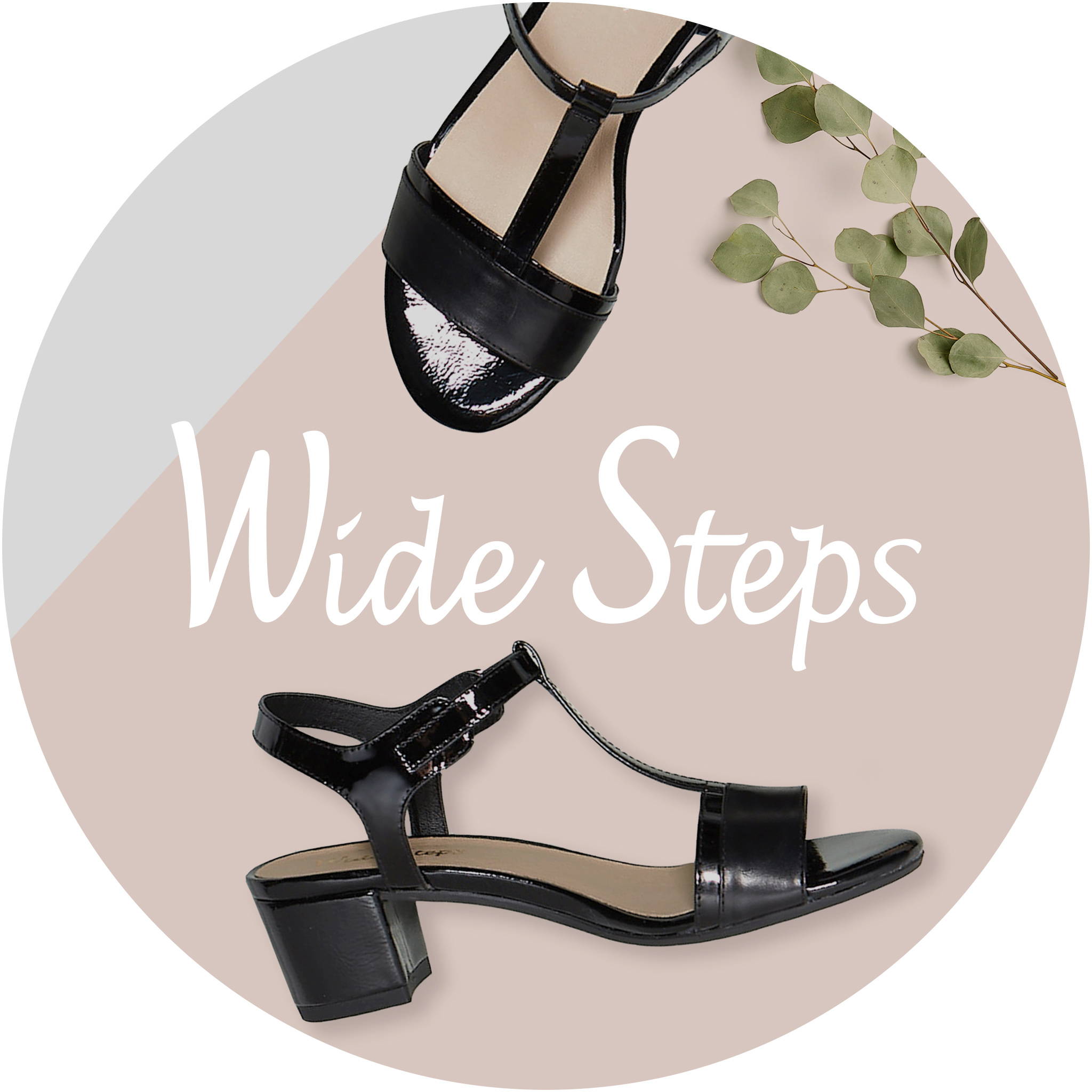 wide step shoes