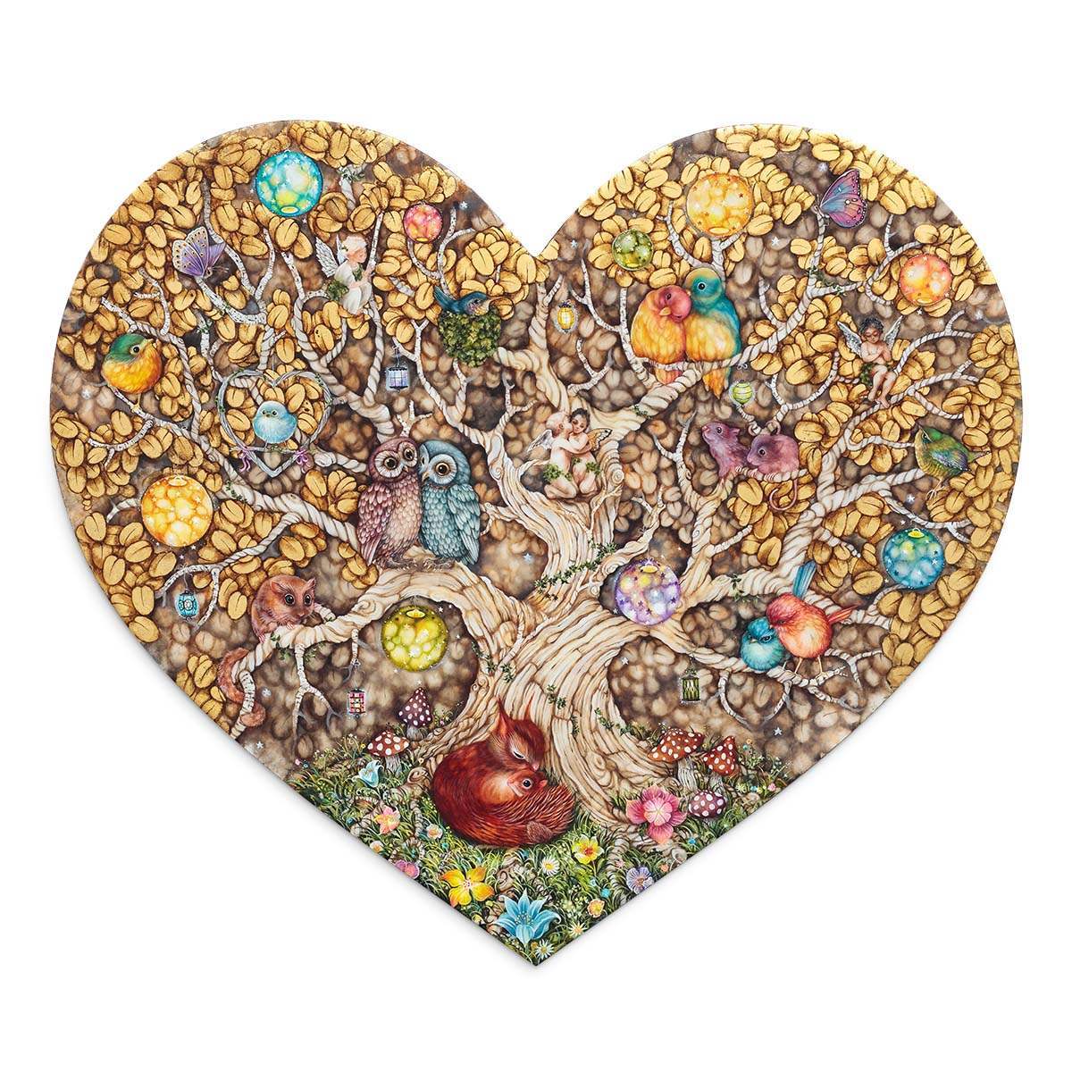 Heart Of The Woodland - Original - SOLD by artist Kerry Darlington - Wyecliffe Galleries