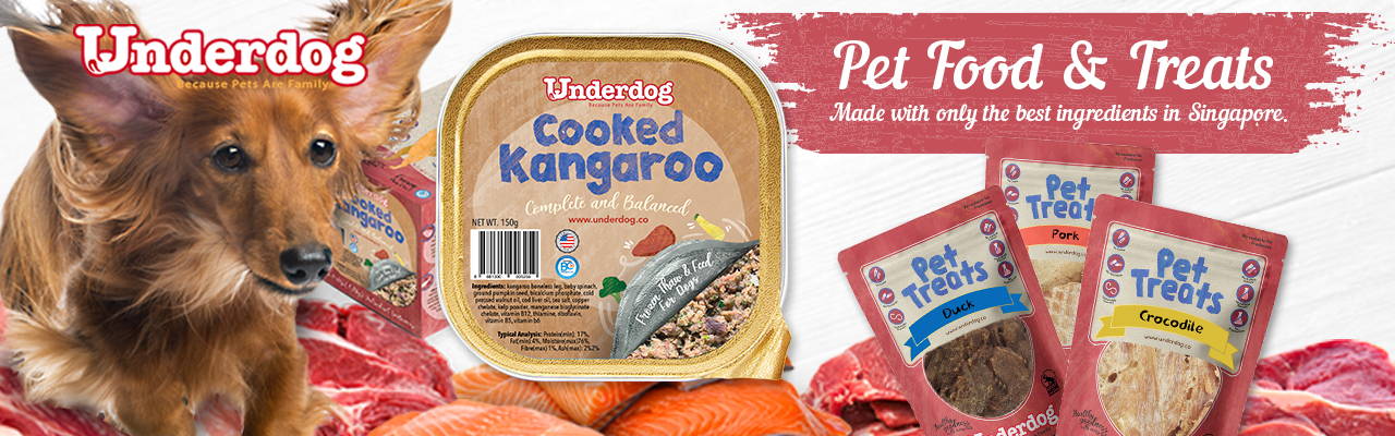 Underdog dog food collection banner 1