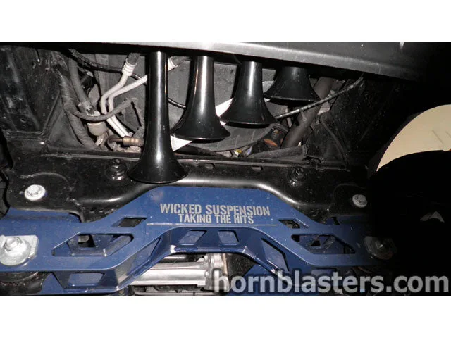 Wicked Customs's 2010 Ford F150 SuperCrew Cab Train Horn Install
