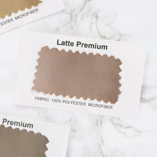 A neutral color swatch in latte