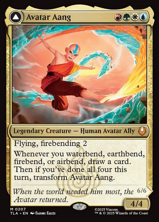 The Avatar Aang Card