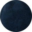 A solid dark blue circular shape on a plain background.
