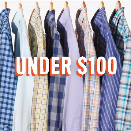 Collection of UNTUCKit Button downs. 