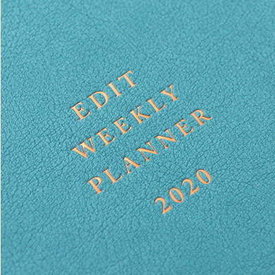 Synthetic leather cover - PAPERIAN 2020 Edit small dated weekly planner scheduler