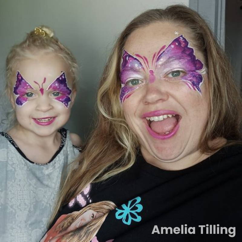 butterfly mask face paint easy