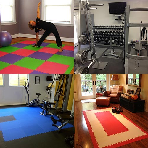 cushioned floor mats for exercise