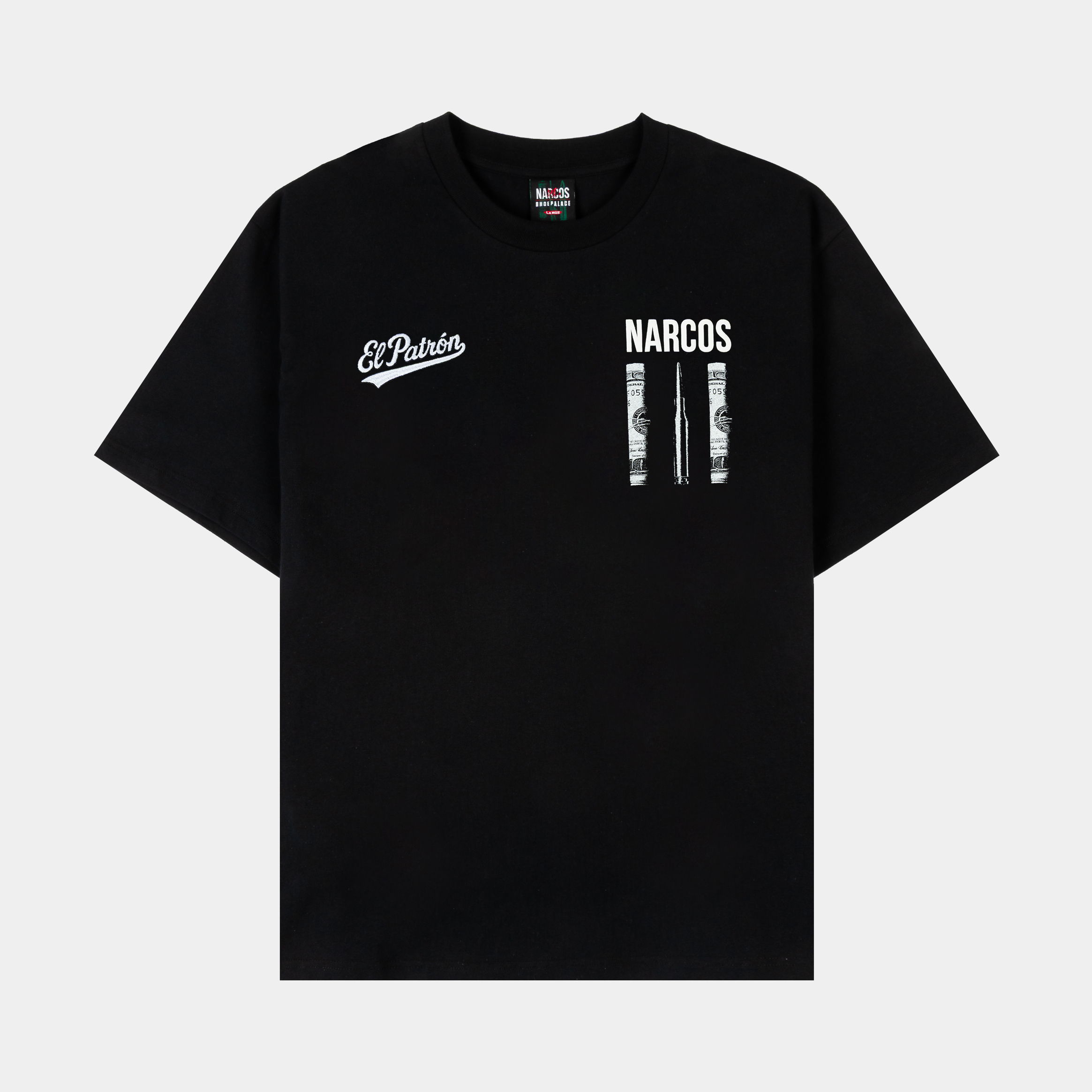 Black t-shirt with 