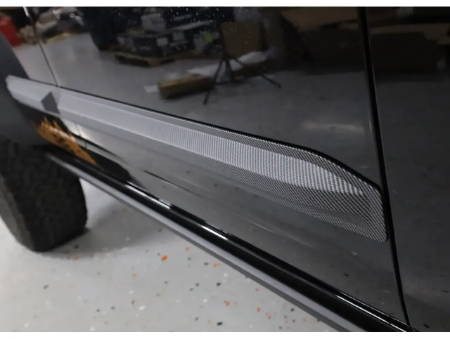 IAG I-Line Exterior Door Ding Protector Anti-Scratch - Carbon Look for 2021+ Ford Bronco Four Door