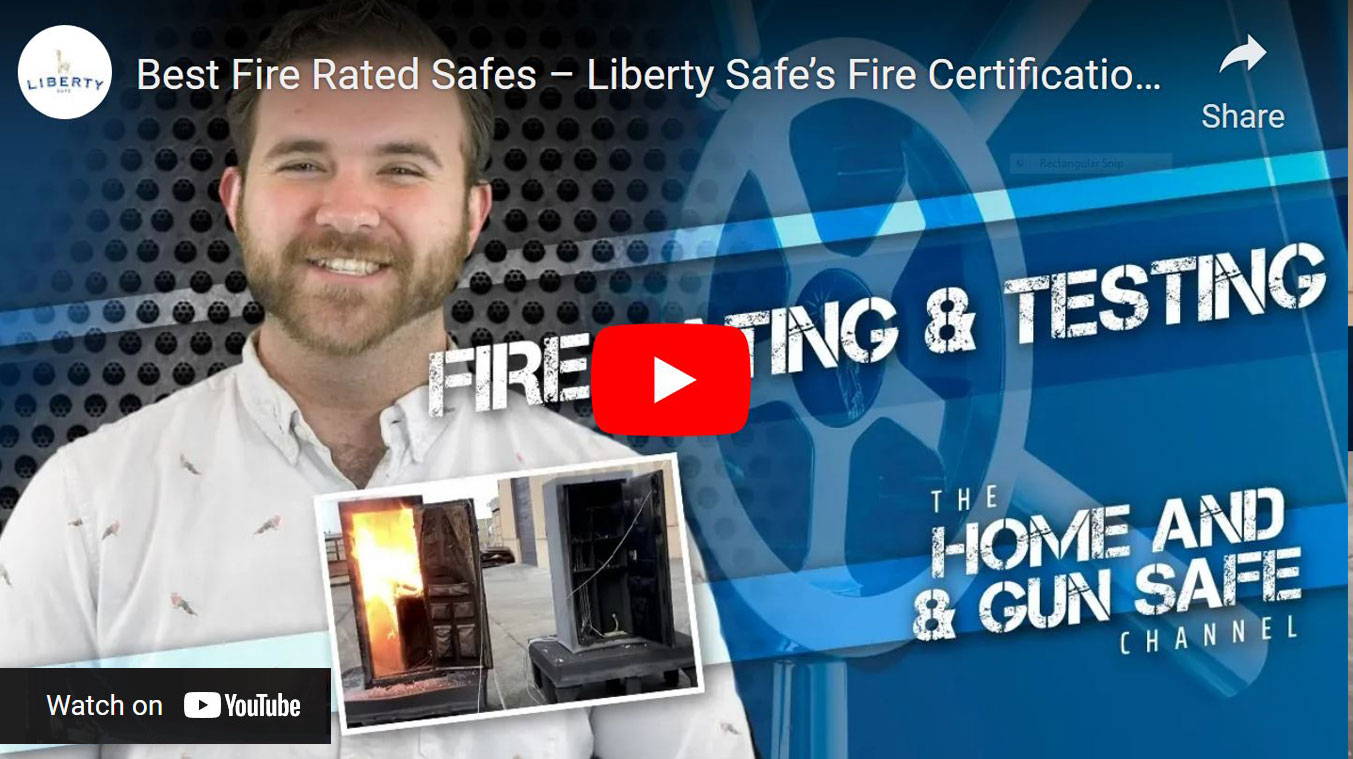 YOUTUBE LINK to Best Fire Rated Safes.