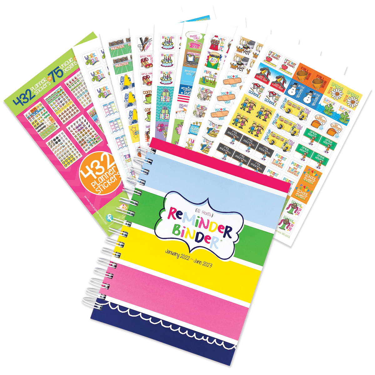 Reminder Binder® Planner + Sticker Bundle