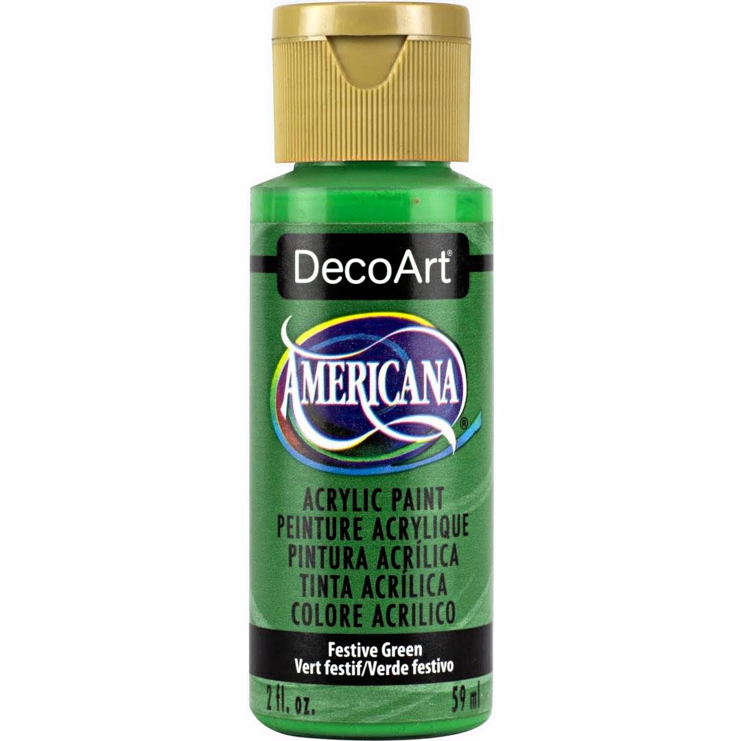 Festive Green Americana Acrylics DA230-3 2 ounce bottle