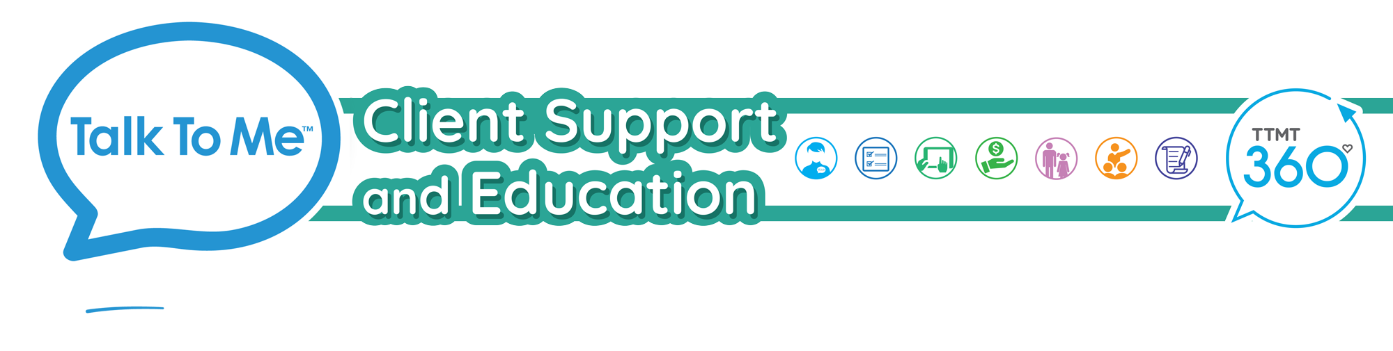 client support and education header