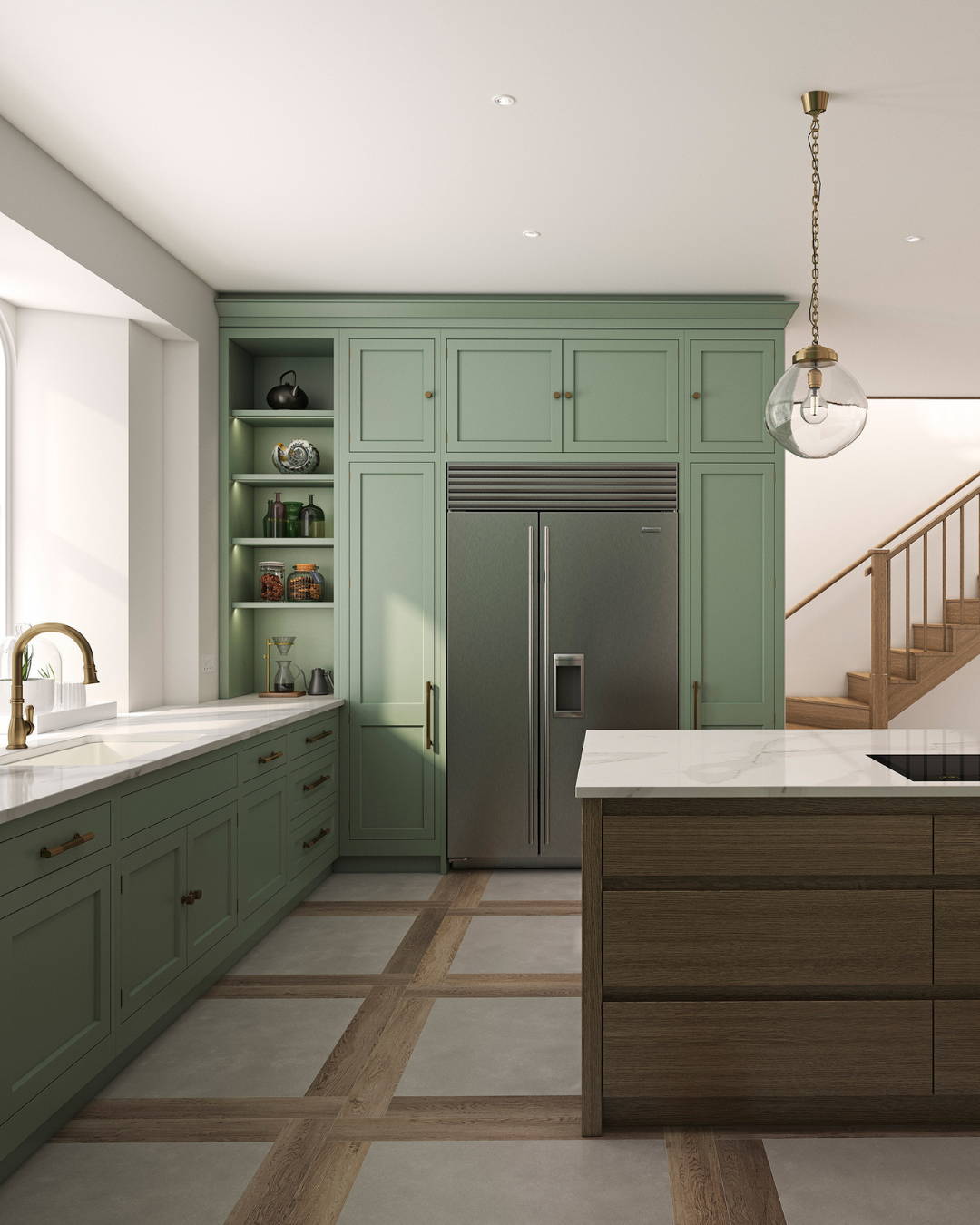 Sage green kitchens to add to your moodboard