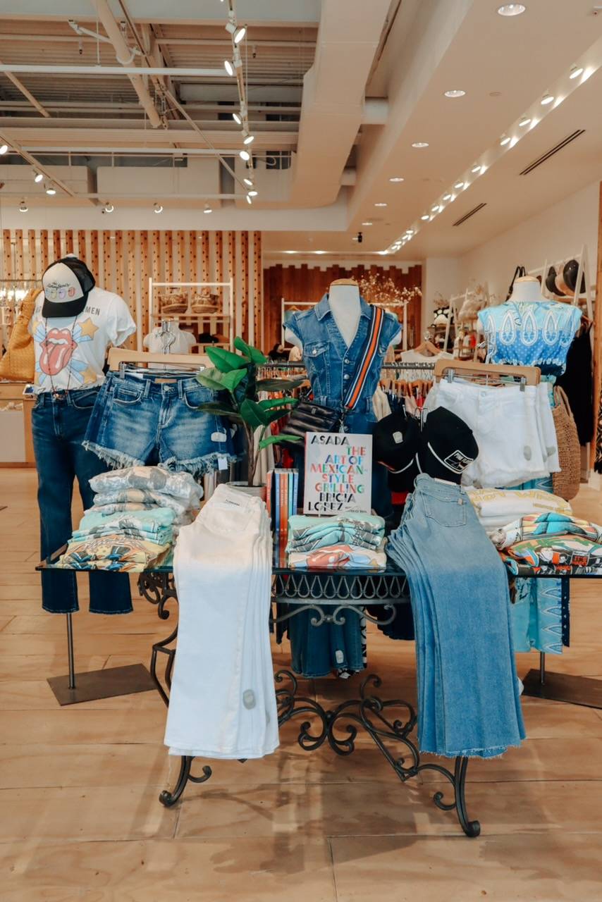 image of a clothing display 