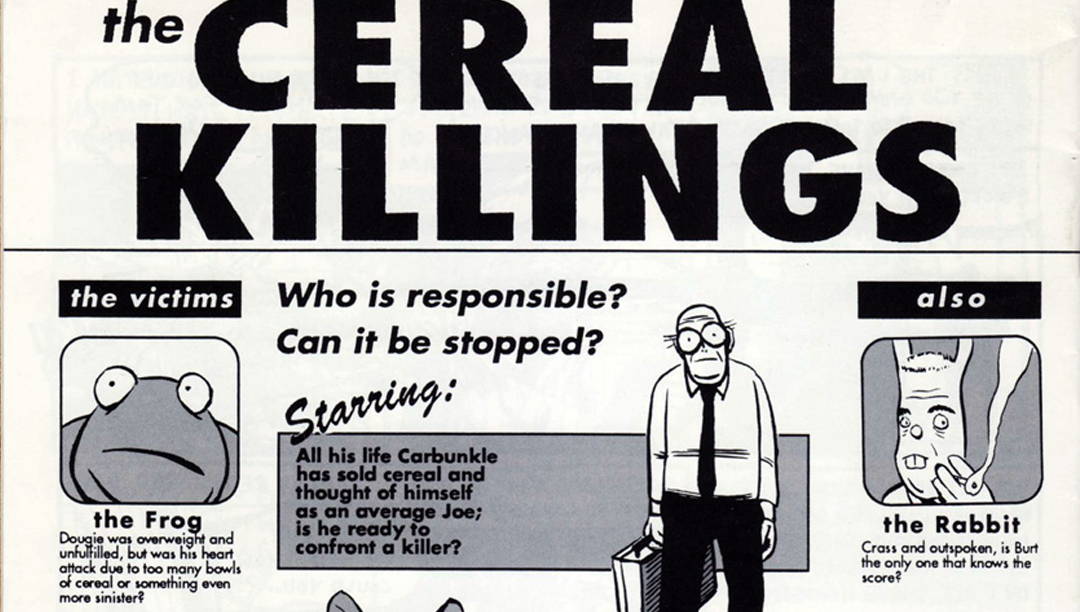 The Cereal Killings comic book from the mid-90s