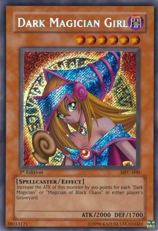 Dark Magician Girl Secret Rare 2003 Yi Gi Oh