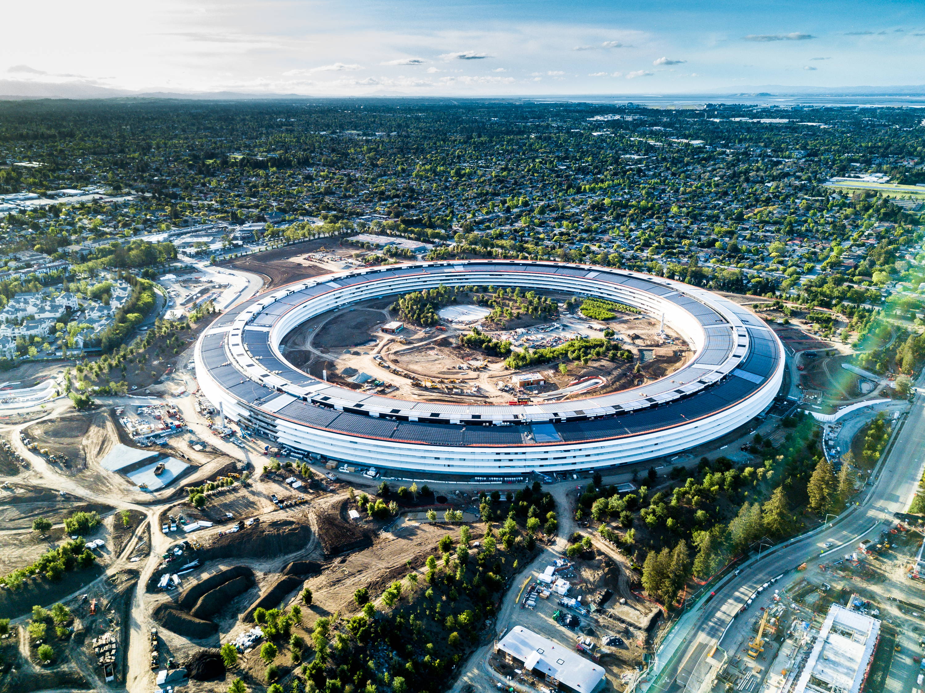 Apple Park with Solar Array