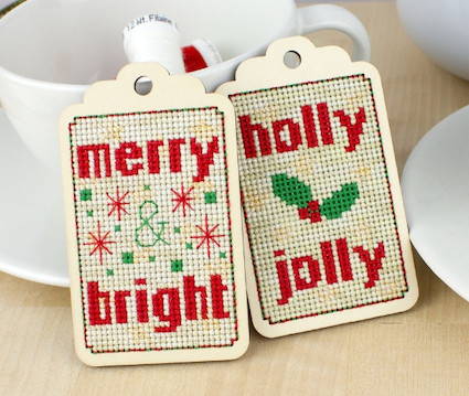 Merry Bright and Holly Jolly Cross-Stitch Chart Collection