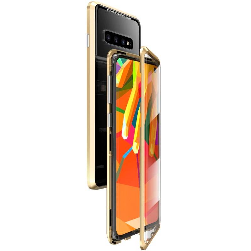 Samsung S10 Double Glass Magnetic Case Magnecase360™ Gold