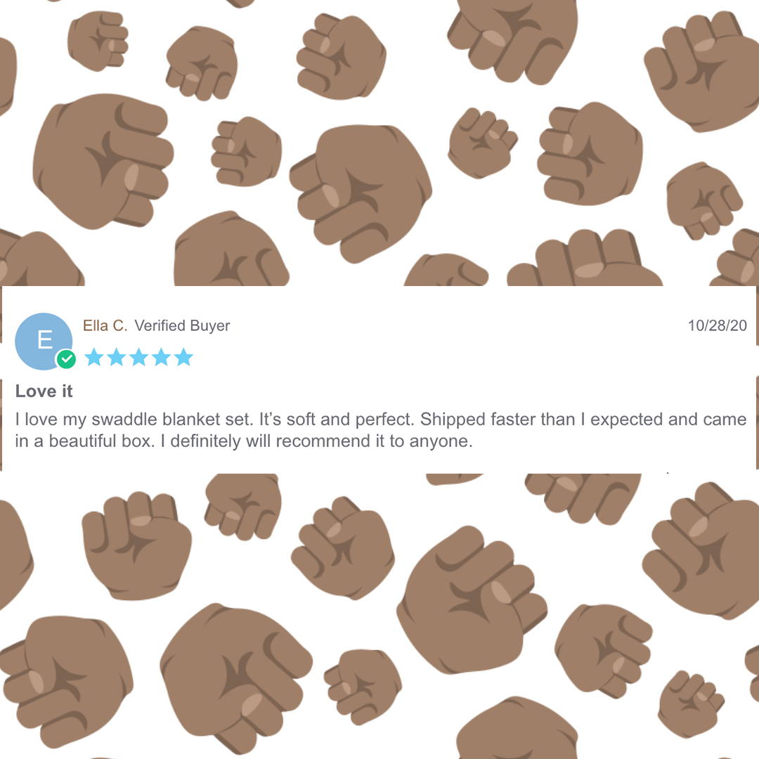 5 Star Review for My Proud baby Swaddles