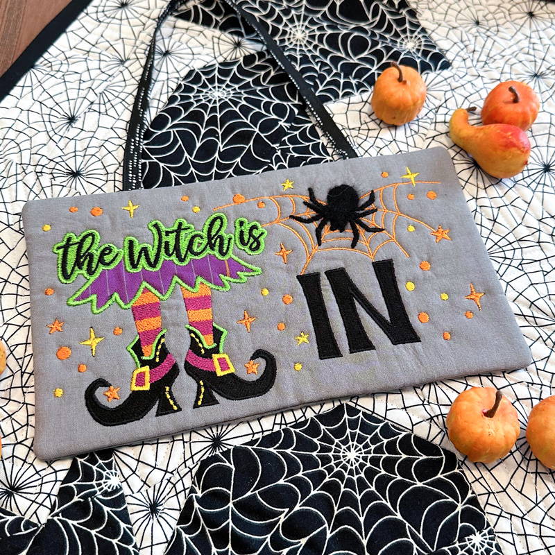 The Witch is In/Out Reversible In-the-Hoop Machine Embroidery Thread Palette