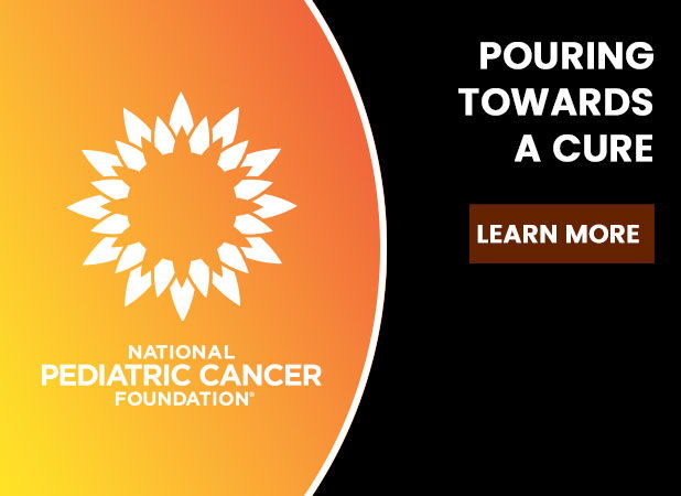 Graphic promoting the National Pediatric Cancer Foundation's 