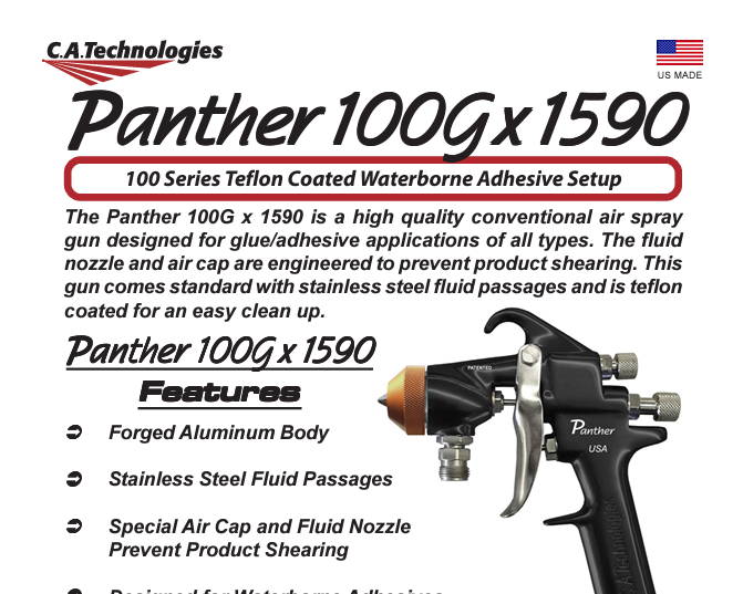 Panther 100G X 1590 (Waterborne) Sales sheet