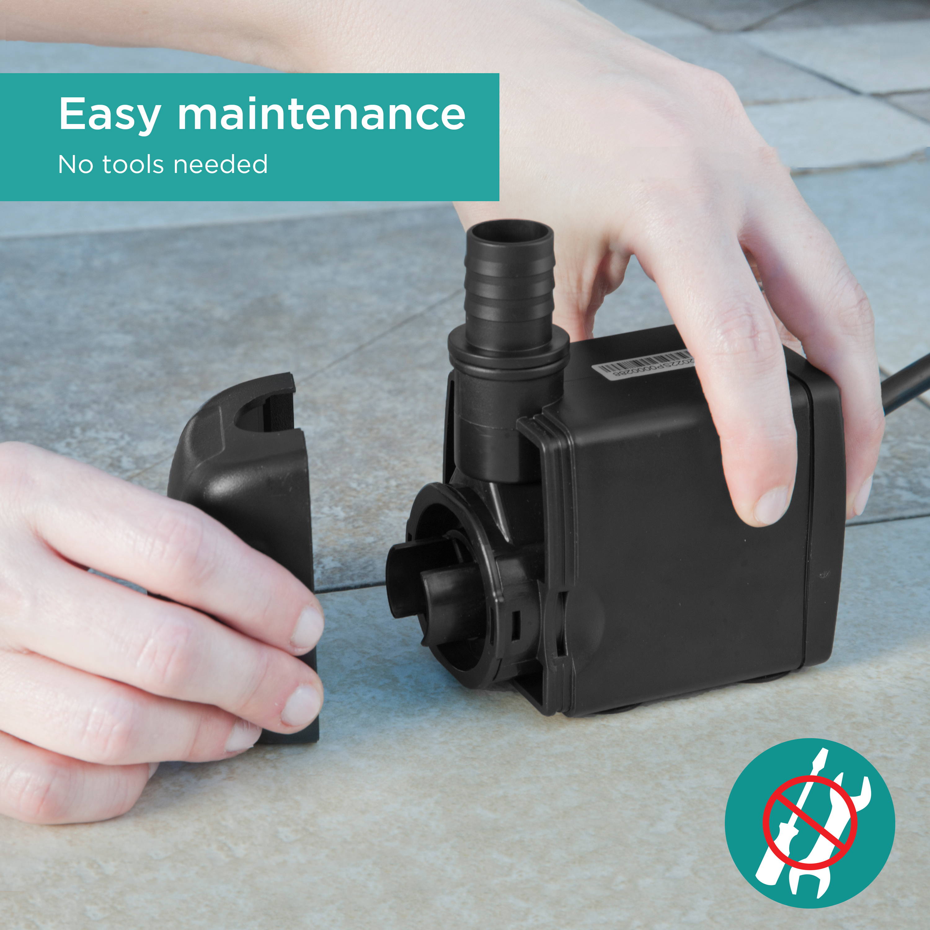 totalpond fountain pump easy maintenance