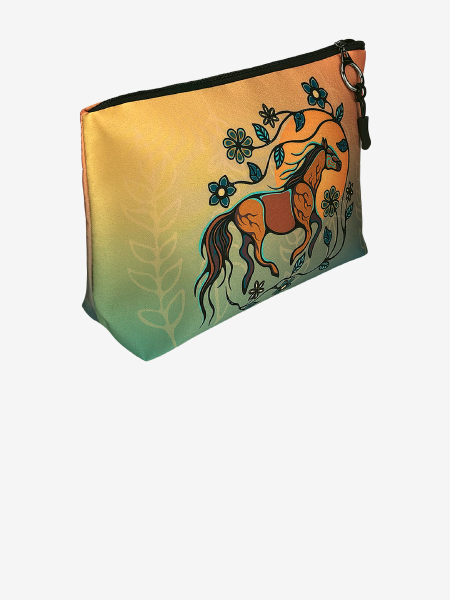Horse (Bebezhigooganzhii) Handy Pouch by Storm Angeconeb
