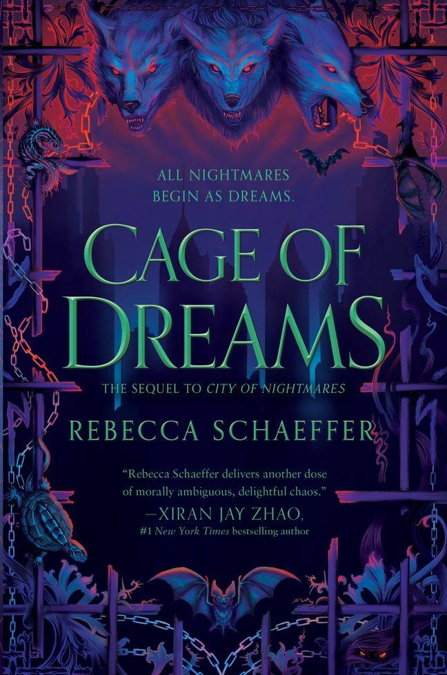 cover of cage of dreams by rebecca schaeffer