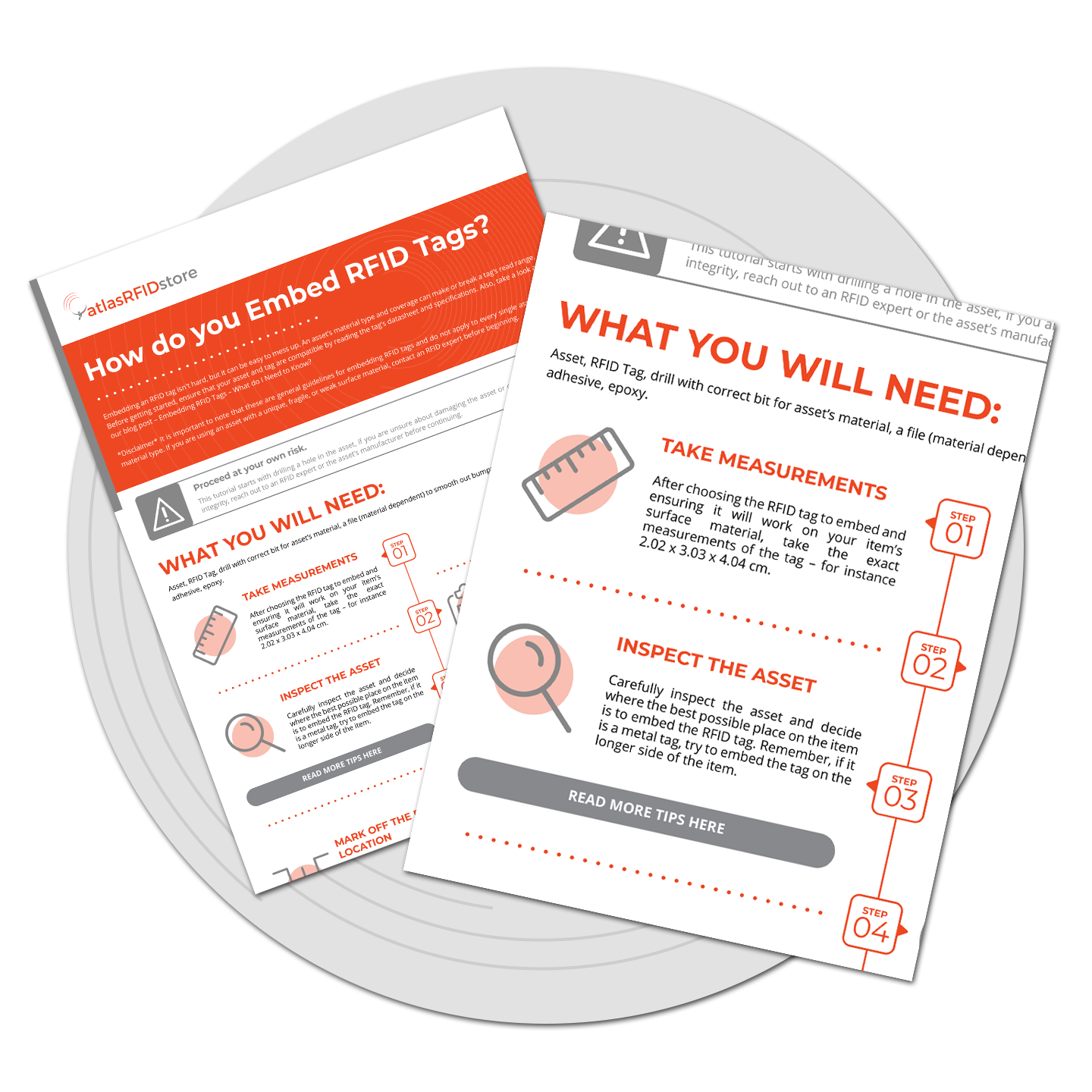 How to Embed an RFID Tag Infographic
