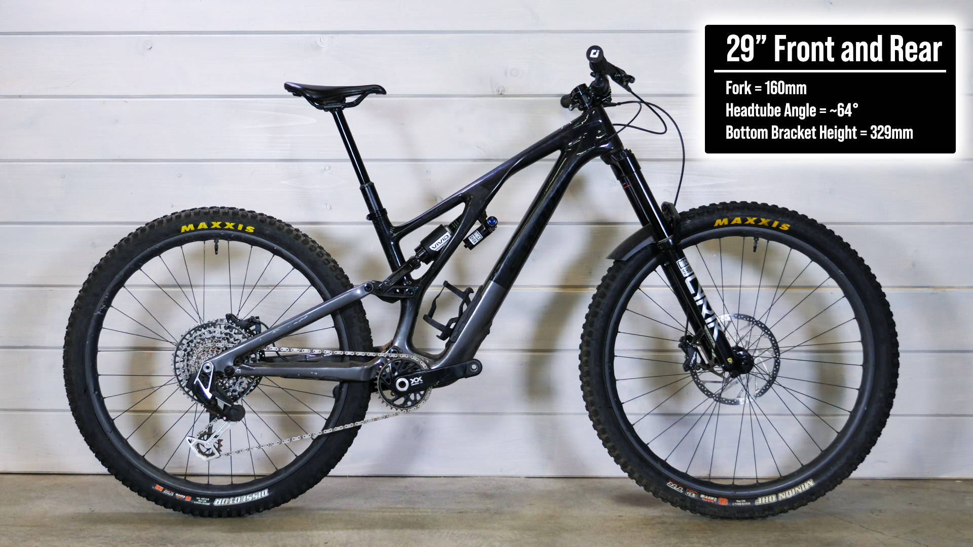 custom specialized s-works stumpjumper carbon mountain bike with 29